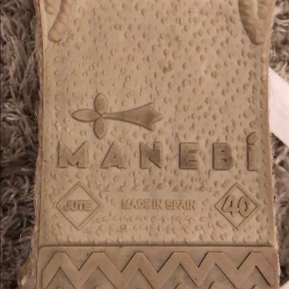 Manebi Pastel Tweed Ankle Tie Flatform Espadrilles - Picture 5 of 8